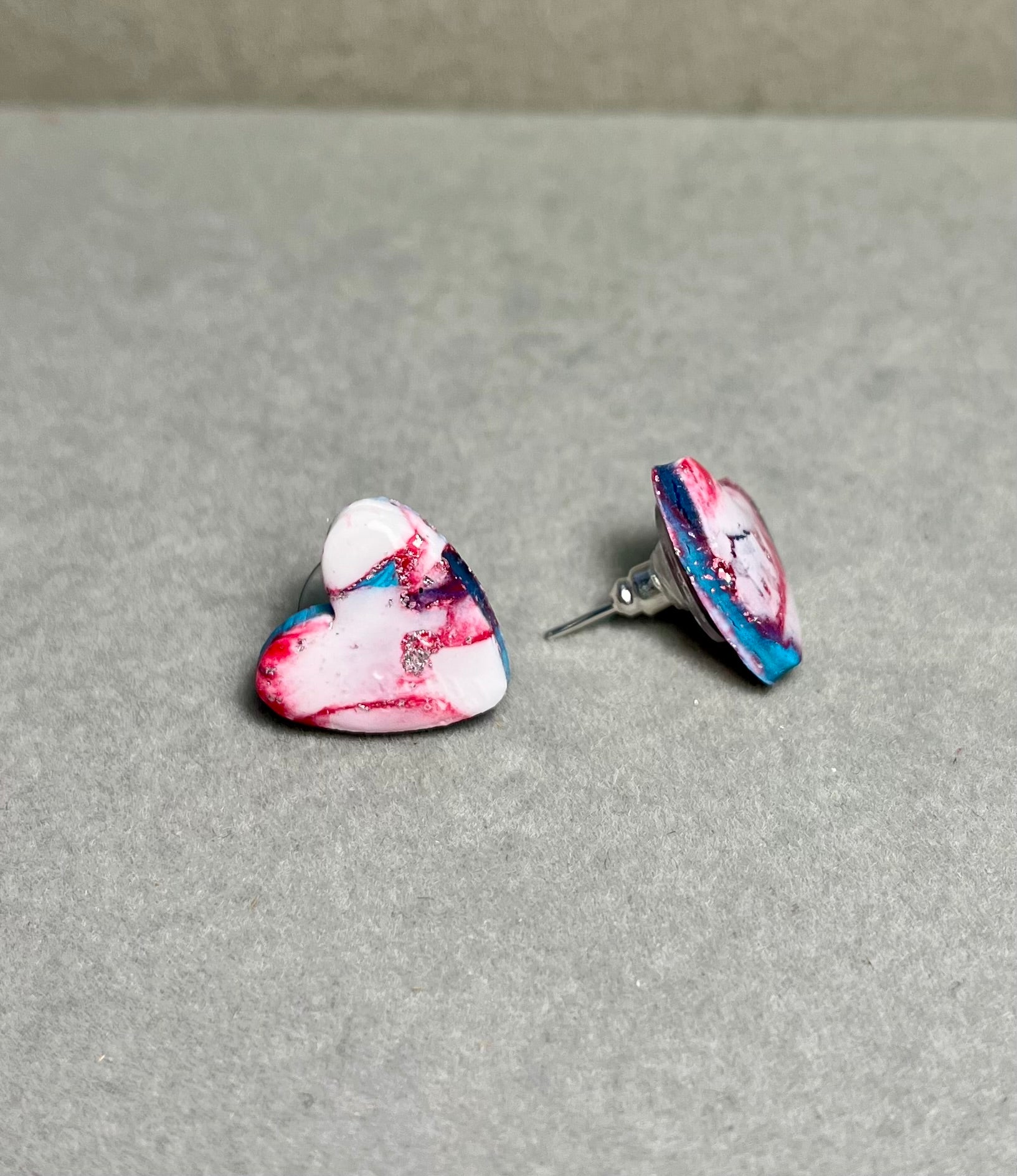 Големи обици Сърце