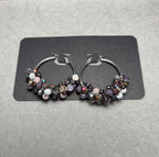 Бляскави обици тип халка