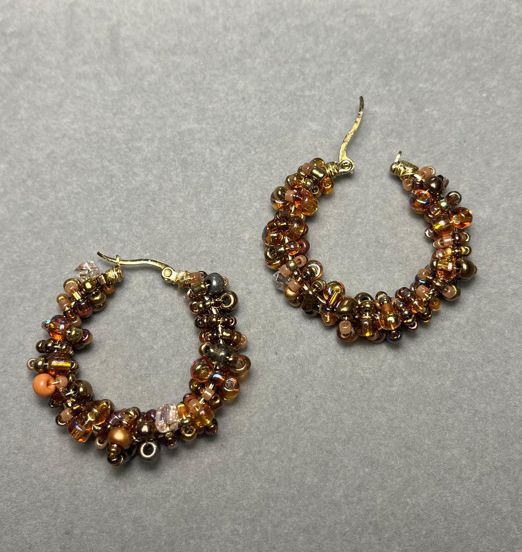 Есенни обици тип халка