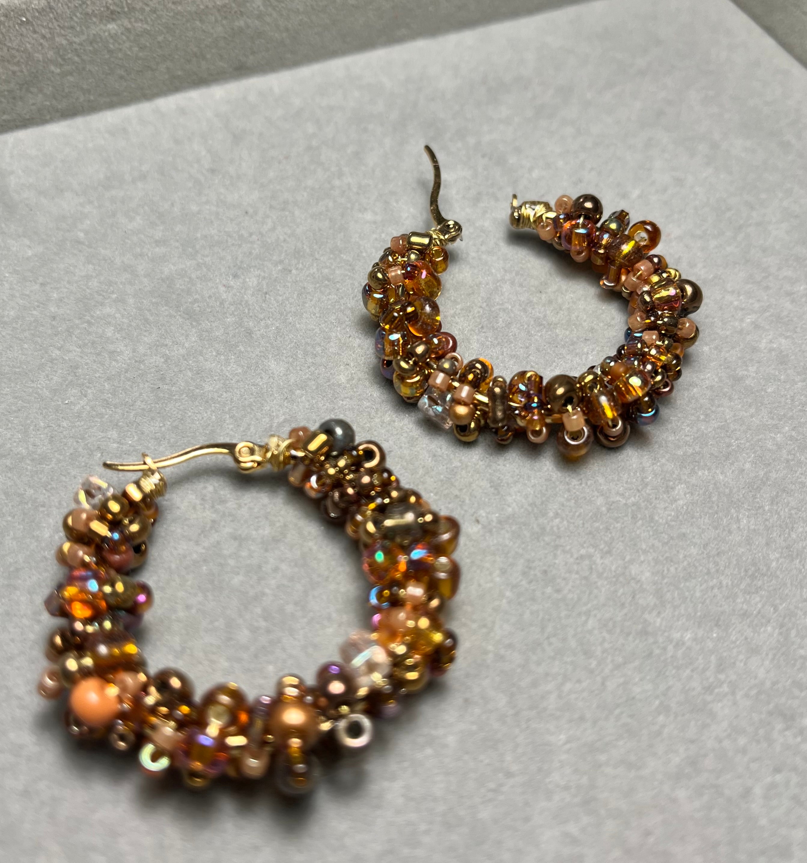 Есенни обици тип халка