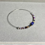 Бляскава лилава гривна