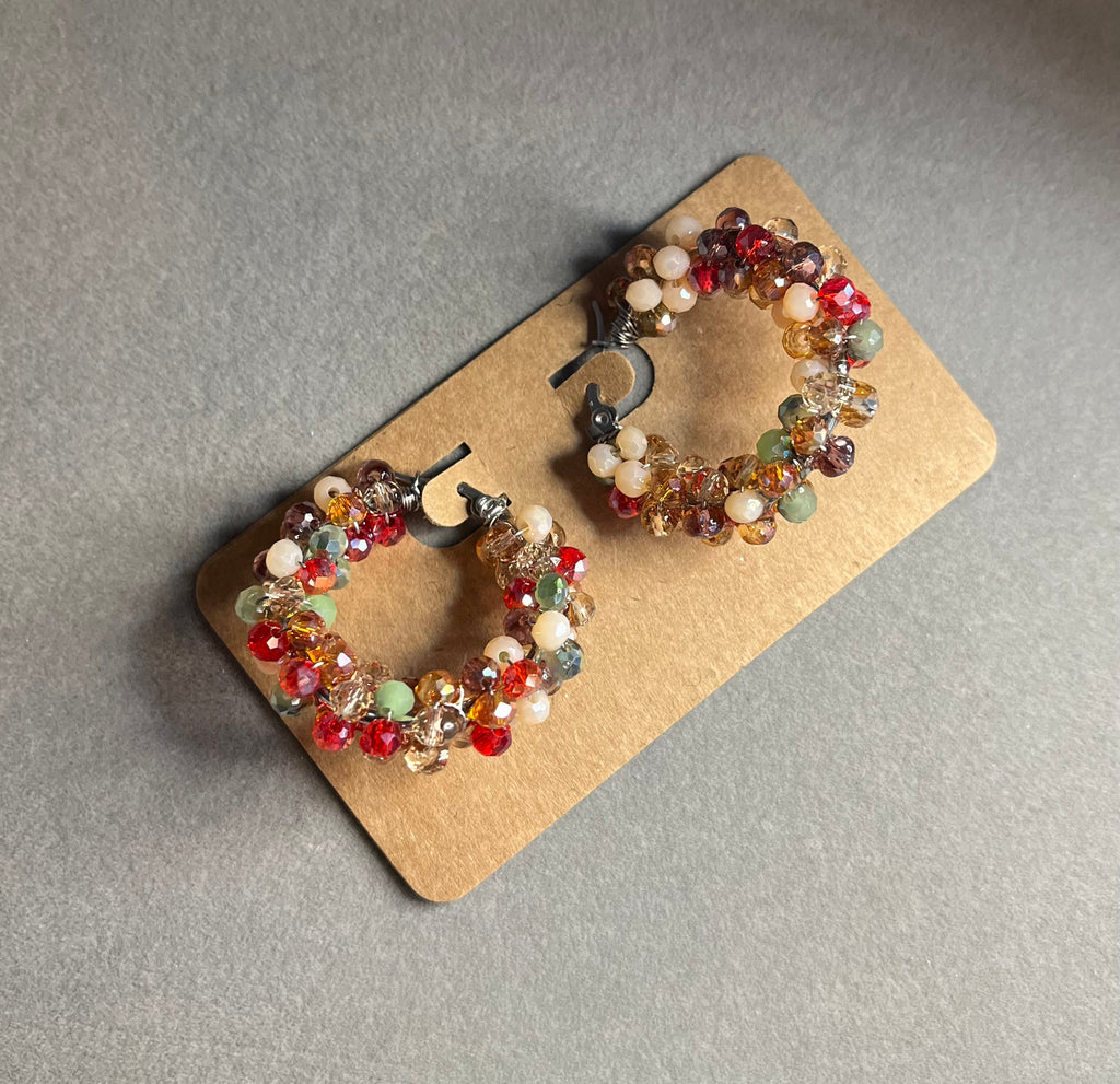 Бляскави есенни обици